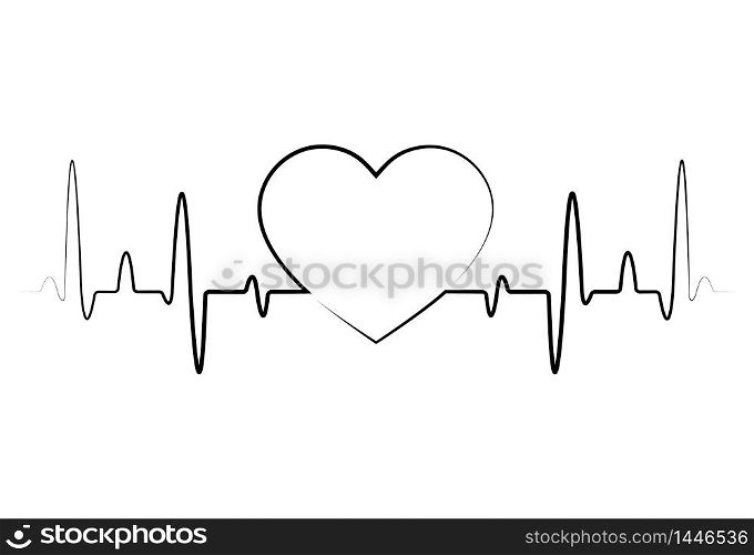 Heart beat monitor pulse line icon for medical apps and websites.Red blood pressure, cardiogram, health EKG. Heart cardiogram in flat style on isolated background. vector eps10. Heart beat monitor pulse line icon for medical apps and websites.Red blood pressure, cardiogram, health EKG. Heart cardiogram in flat style on isolated background. vector