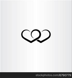 heart black icon love valentine symbol sign design