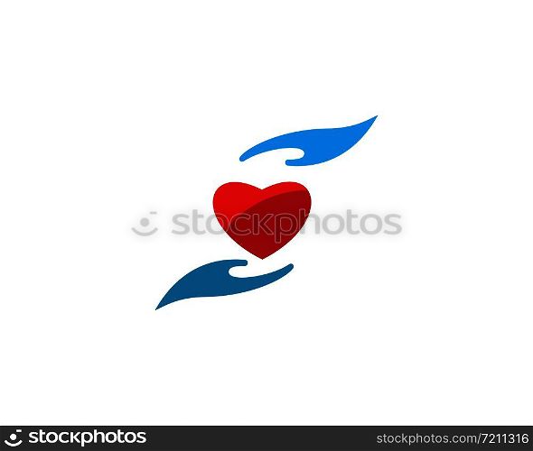 Heart Care Logo Template vector icon Business