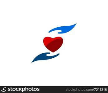 Heart Care Logo Template vector icon Business