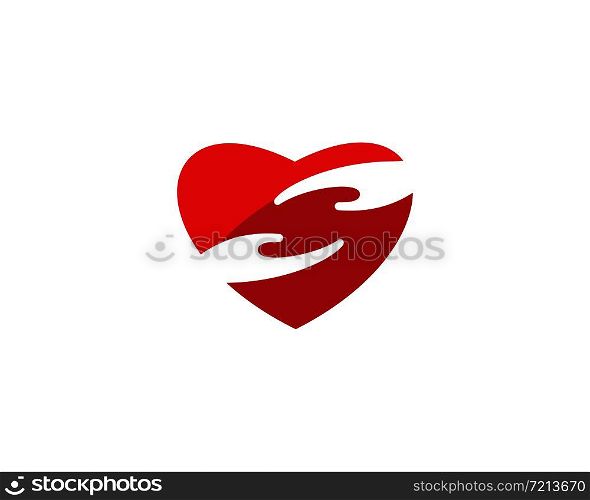 Heart Care logo vector template