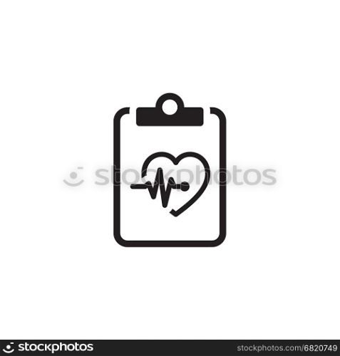 Heart Care Program and Medical Services Icon.. Heart Care Program and Medical Services Icon. Flat Design. Isolated.