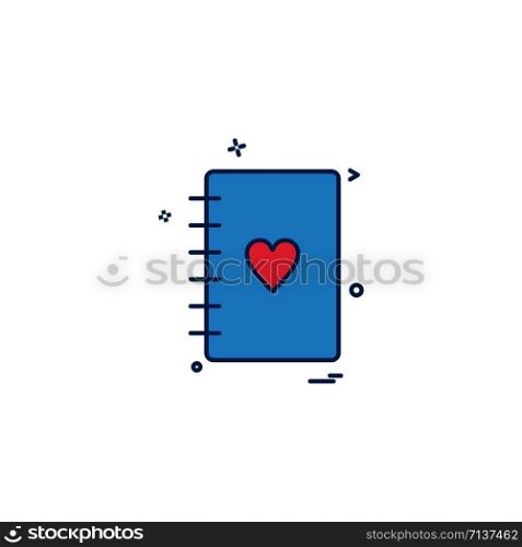 heart dairy red icon vector design