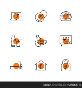 heart , food , fruits , lock , bank , fruits , health , fitness , medical , dollar, lock , heart , ecg , pear , kifdnet , beans , medicine , plants , nature , icon, vector, design, flat, collection, style, creative, icons