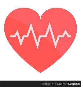 Heart graphic beat icon cartoon vector. Rate heart. Pain disease. Heart graphic beat icon cartoon vector. Rate heart