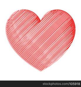 Heart. Heart akvarel