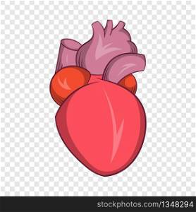 Heart human icon in cartoon style isolated on background for any web design . Heart human icon, cartoon style