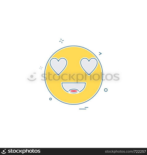 Heart icon design vector