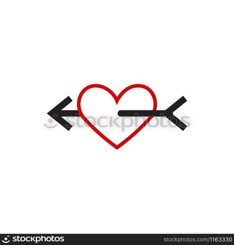 Heart icon graphic design template vector illustration