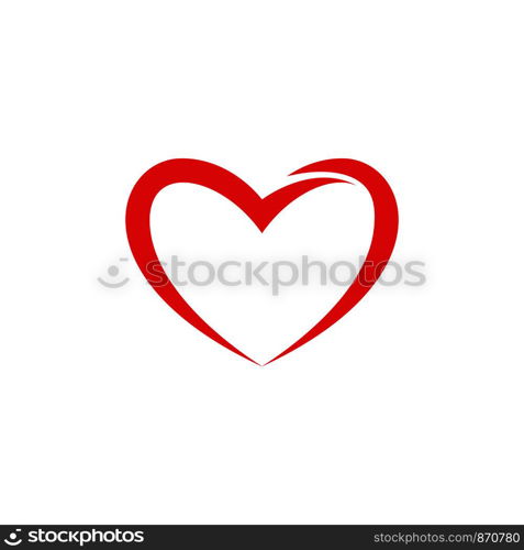 heart icon Logo element illustration