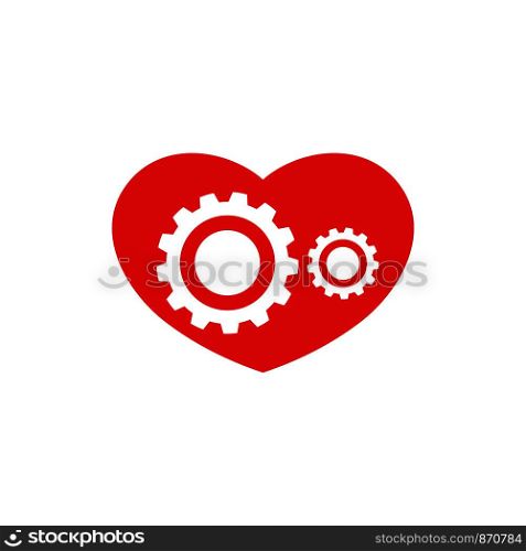 heart icon Logo element illustration