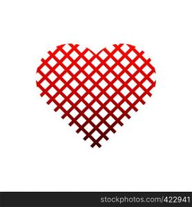 Heart Icon. Love symbol. Isolated on White Background