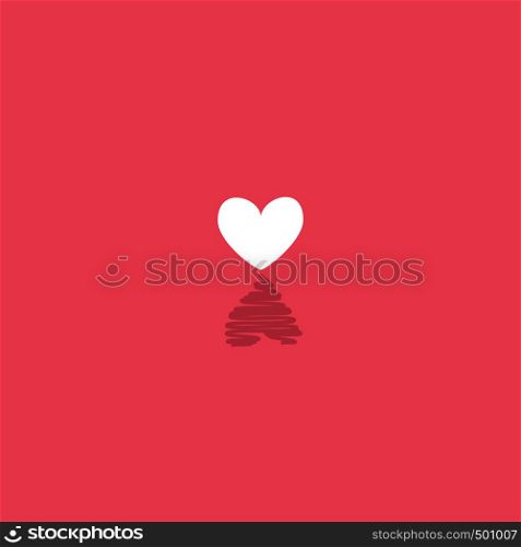 Heart icon symbol, Mother's day