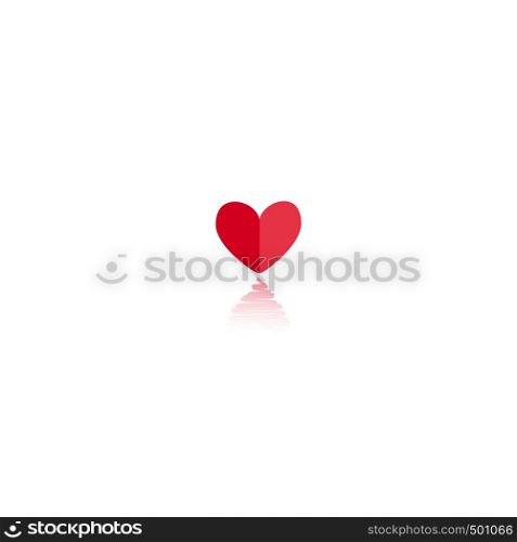 Heart icon symbol. Mother's day