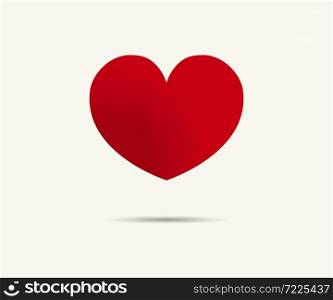 Heart Icon, Vector illustration, holiday logo flat eps