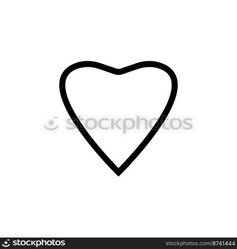 heart icon vector illustration logo design
