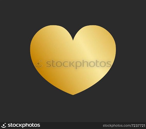 Heart Icon, Vector illustration, logo flat eps