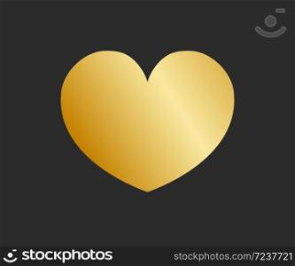 Heart Icon, Vector illustration, logo flat eps