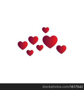 Heart Icon Vector. Perfect Love symbol. Valentine’s Day sign