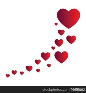 Heart Icon Vector. Perfect Love symbol. Valentine’s Day sign