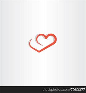 heart line logo icon love