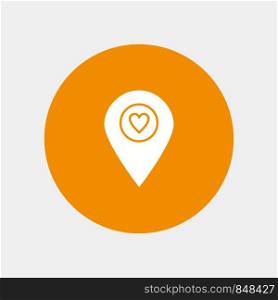Heart, Location, Map, Pointer