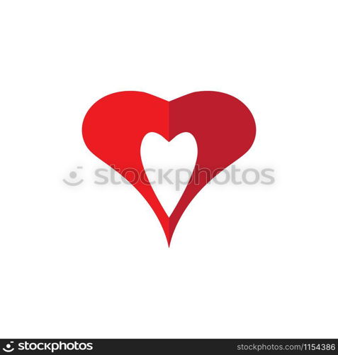 Heart Logo Template vector illustration