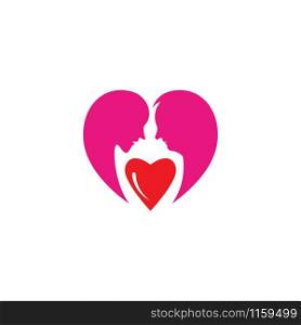 Heart Logo Template vector illustration