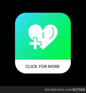 Heart, Love, Add, Plus Mobile App Icon Design