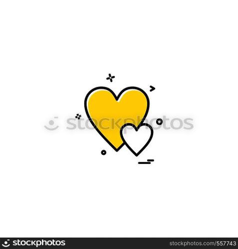 heart love gift icon vector design