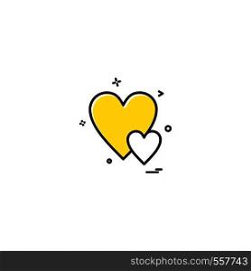 heart love gift icon vector design