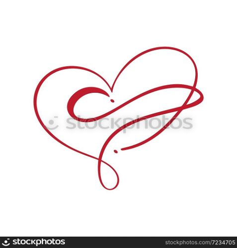 Heart love logo with Infinity sign. Design flourish element for valentine card. Vector illustration. Romantic symbol wedding. Template for t shirt, banner, poster.. Heart love logo with Infinity sign. Design flourish element for valentine card. Vector illustration. Romantic symbol wedding. Template for t shirt, banner, poster