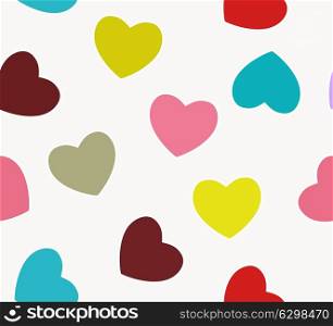 Heart love seamless pattern background. Vector illustr. EPS10. Heart love seamless pattern background. Vector illustration