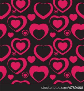 Heart Love Seamless Pattern Background Vector Illustration EPS10. Heart Love Seamless Pattern Background Vector Illustration
