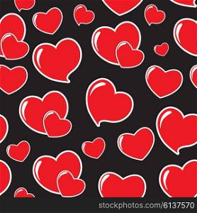 Heart Love Seamless Pattern Background Vector Illustration EPS10. Heart Love Seamless Pattern Background Vector Illustration