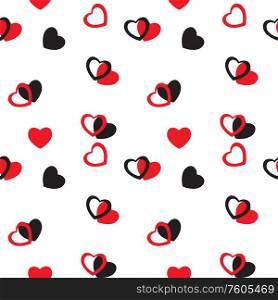 Heart love seamless pattern background. Vector illustration EPS10. Heart love seamless pattern background. Vector illustration
