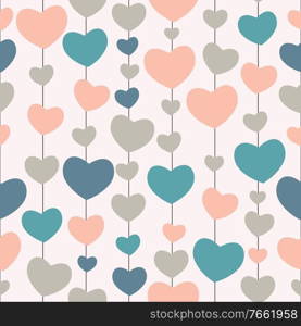 Heart Love Seamless Pattern Background Vector Illustration EPS10. Heart Love Seamless Pattern Background Vector Illustration