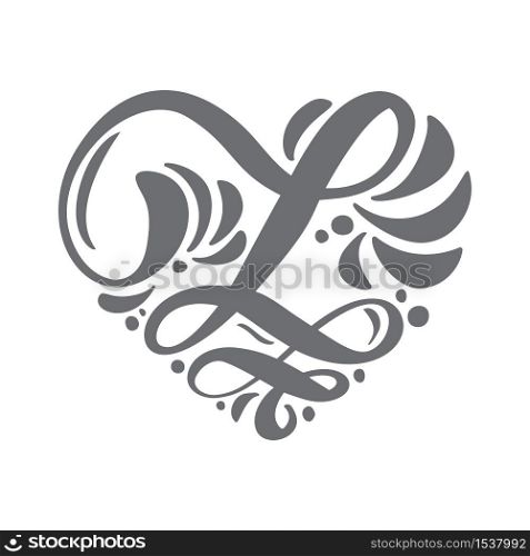Heart love vector Hand Drawn calligraphic scandinavian floral Z logo. Uppercase Hand Lettering Letter Z with curl. Wedding Floral Design.. Heart love vector Hand Drawn calligraphic scandinavian floral Z logo. Uppercase Hand Lettering Letter Z with curl. Wedding Floral Design