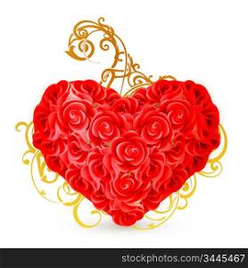 Heart of roses, eps10