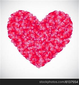 Heart on Background Isolated Vector Illustration EPS10. Heart Background Vector Illustration