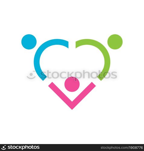 heart people logo design