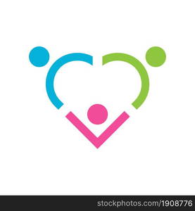 heart people logo design