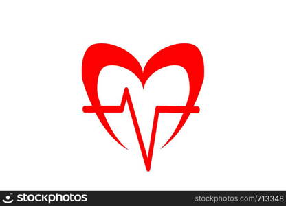 Heart Pulse icon.Modern vector illustration for concept design. Heart Pulse icon.Vector Illustration.