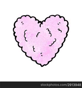 heart shaped cloud cartoon