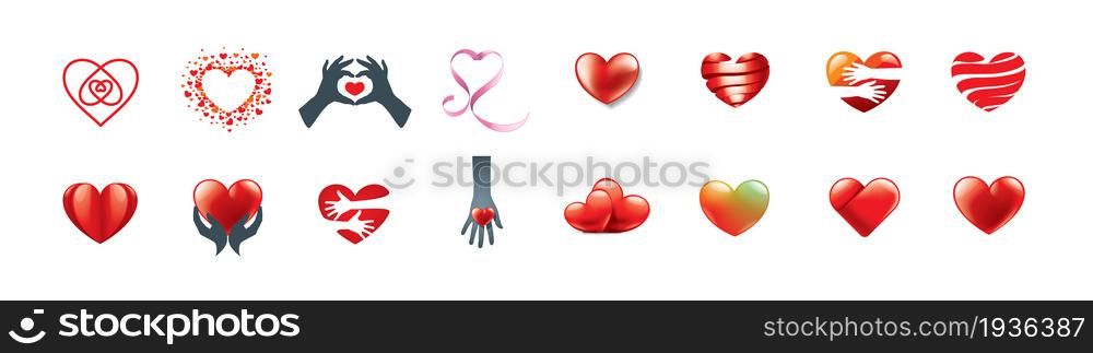Heart sign for Valentine day. Vector illustration.. Heart sign for Valentine day. Vector illustration