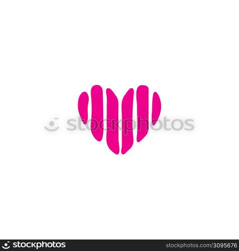 Heart simple logo design