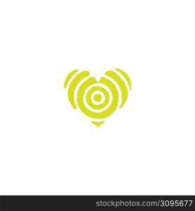 Heart simple logo design