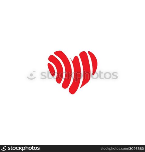 Heart simple logo design