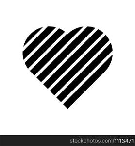 Heart Stripe Element Icon Background