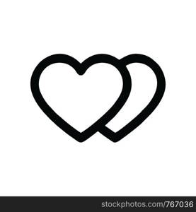 Heart vector icon, Symbol of Love and Valentine's Day, Social love, heart icon, Heart icon, Perfect Love symbol